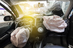 Air Bag And Front Windshield Cracked By Accident.