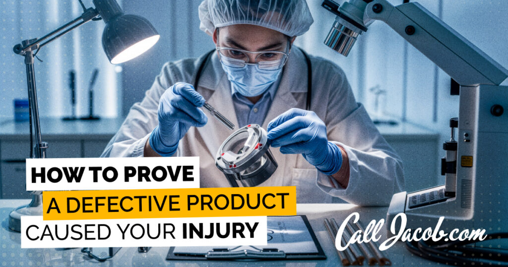 How to Prove a Defective Product Caused Your Injury